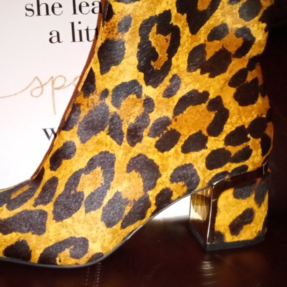 Donna Karan size 7 ,animal hair bootie